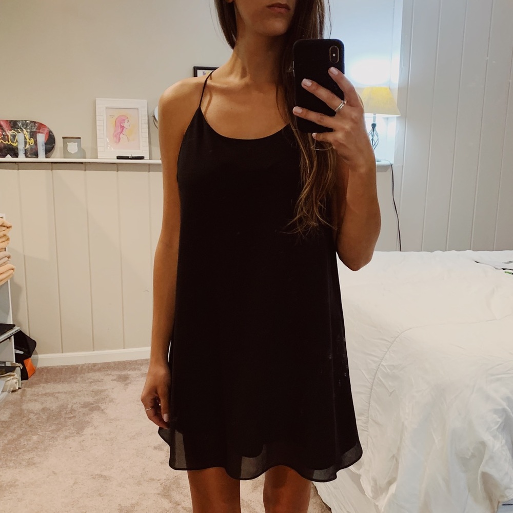 Naked Zebra // Flowy Black Dress
